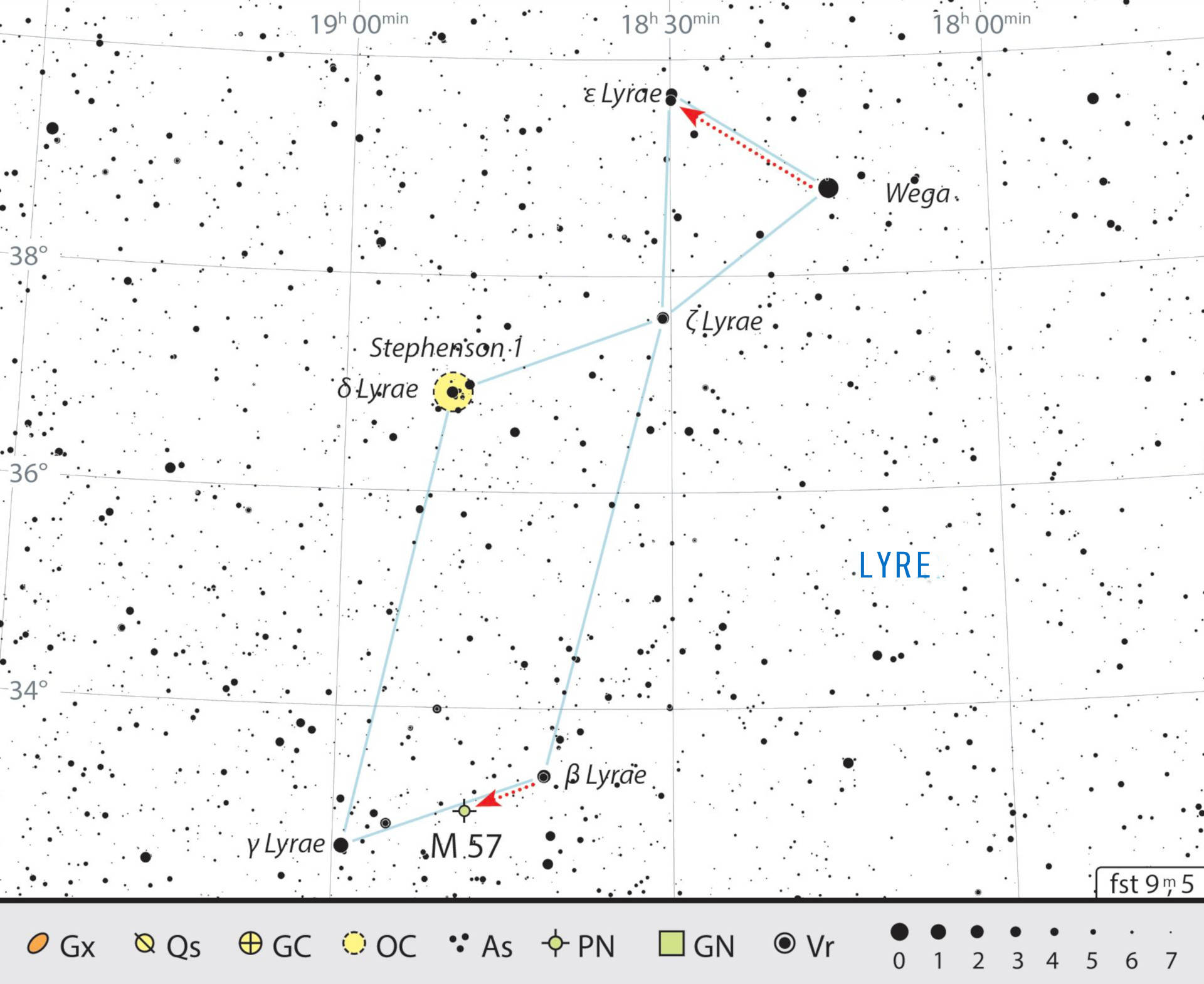 La forme de parallélogramme de la constellation rend les objets de l’excursion jumelles en mains faciles à trouver. J. Scholten